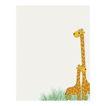 Great Papers! Baby Mama Giraffe Letterhead, 8.5" x 11", 80 count (2017032)