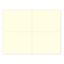 Great Papers!  Ivory 4-Up Postcards, 25 sheets/100 postcards, 5.5" x 4.25" (912550)