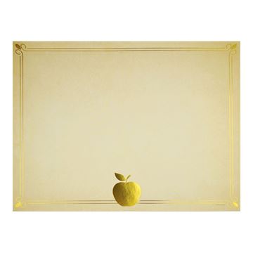 Great Papers!® Bright Apple Gold Foil Certificates, 8.5" x 11", 15 count (2020003)