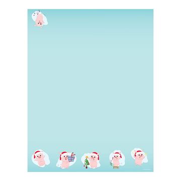 Great Papers! Merry Pig Letterhead, 8.5" x 11", 80 Count (2019117)