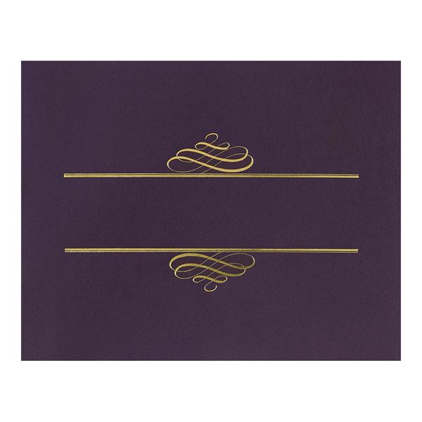 Great Papers! Plum Certificate Cover for Awards and Recognition, 12” x 9.375”, 250 GSM, Pack of 5 (903106)