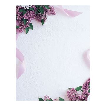 Great Papers! Lilacs & Lace Letterhead, 80 Count, 8.5"x11" (2014291)