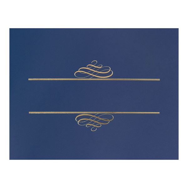 Great Papers! Navy Value Certificate Cover, 5 Count, 12"x9.375" (903119)