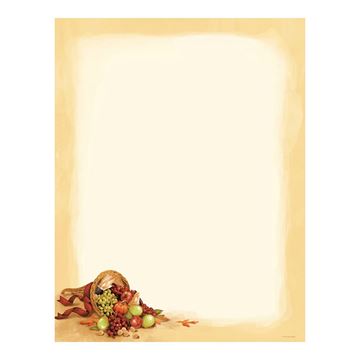 Great Papers! Cornucopia Letterhead, 8.5" x 11", 80 count (2014074)