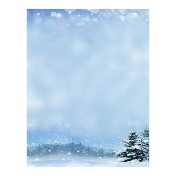 Great Papers! Beautiful Winter Letterhead, 80 count, 11" x 8.5" (2015100)