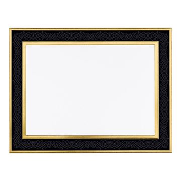 Great Papers! Black Frame Embossed Gold Foil Certificate for Recognition, Accomplishments and Appreciation, Laser and Inkjet Compatible, 8.5” x 11” 15 Count (20103772)