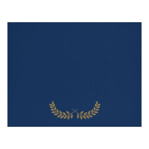 Great Papers! Laurel Certificate Cover, Navy, 12" x 9.375" , 5 count (2017046)