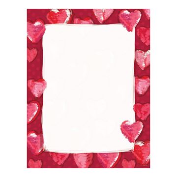 Great Papers! Fuzzy Hearts Letterhead, 8.5"x11", 80 Count (2012409)