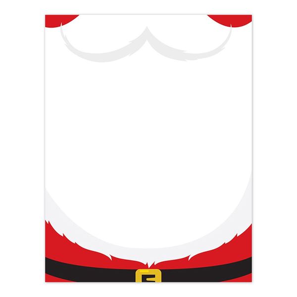 Great Papers! Santa's Beard Letterhead, 8.5" x 11", 80 Count (2019106)