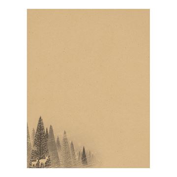 Great Papers! Winter Forest Kraft Letterhead, 8.5" x 11", 40 Count (2019118)