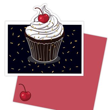 Great Papers! Pop-Up Cupcake Note Card, 4.75" x 4.375", 6 Cards and 6 Matching Envelopes (2018032)