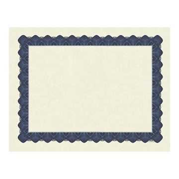 Great Papers! Metallic Blue Border Certificate for Awards, Achievements and Recognition, 8.5”x11” Printer Friendly, 100 Sheet Pack (934400)