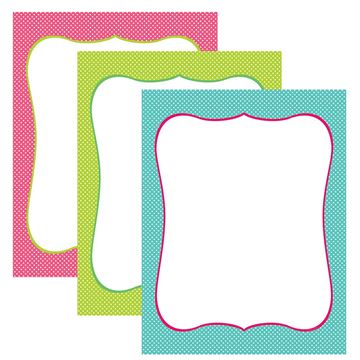 Great Papers! Spring Dots Assortment Letterhead, 8.5"x11", 60 Count (2013065)