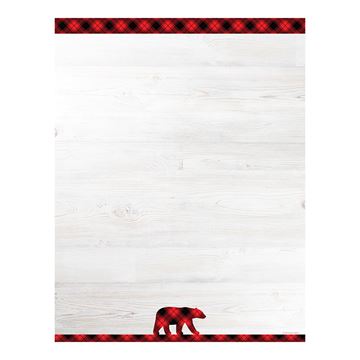 Great Papers! Black Buffalo Plaid Letterhead, 8.5" x 11", 80 Count (2019119)