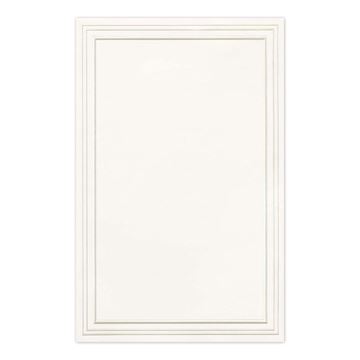 Great Papers! Triple Pearl Embossed Border Ivory Bulletin, 5.5"x8.5", 50 Count (20104063)