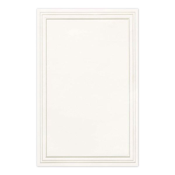 Great Papers! Triple Pearl Embossed Border Ivory Bulletin, 5.5"x8.5", 50 Count (20104063)