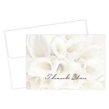 Great Papers! White Calla Lilies Thank You Cards with Envelopes, 4.875"x3.375", 50 Count (1470657)