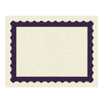 Great Papers! Metallic Purple Border Certificate, 8.5"x11", 100 Count (961021)