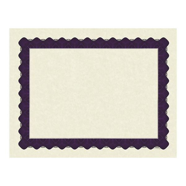 Great Papers! Metallic Purple Border Certificate, 8.5"x11", 100 Count (961021)