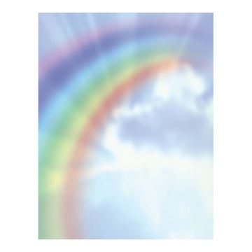 Great Papers! Rainbow Bright Letterhead, 8.5 x 11 Inches, 80 Count (2013193)