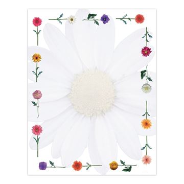 Great Papers! Daisies Letterhead, for Classrooms, Invitations and Personal Messages, Printer Friendly 8.5” x 11” (2013178)