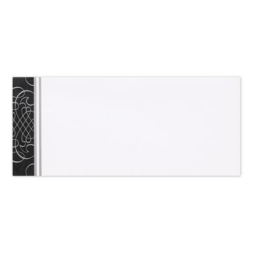 Great Papers! Black and Silver Scrolls  #10 Envelope, 9.5" x 4.125", Gummed Adhesive, 40 count (2015042)