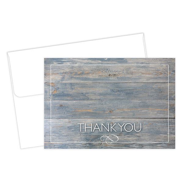 Great Papers! Driftwood Thank You Note Card, 50 count, 4.875" x 3.375" (2015122)