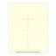 Great Papers!  Pearl Border Ivory Place Cards, 10 sheets/60 cards, 3.5" x 2.125" (folded)
