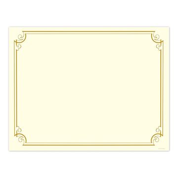 Great Papers! Golden Scroll Gold Foil Certificate, 8.5" x 11", 12 Count (2011859)