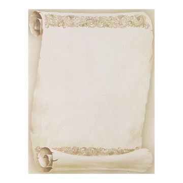 Great Papers! Florentine Scroll Letterhead, 80 Count, 8.5"x11" (2014237)