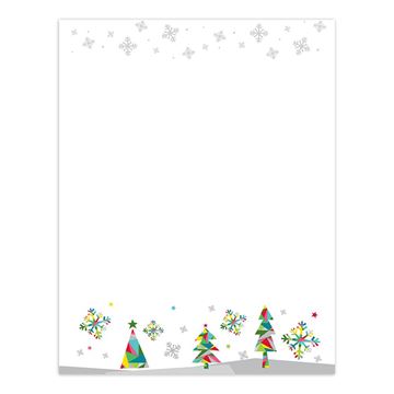 Great Papers! Prismatic Holiday Letterhead, 80 count, 11" x 8.5" (2015043)