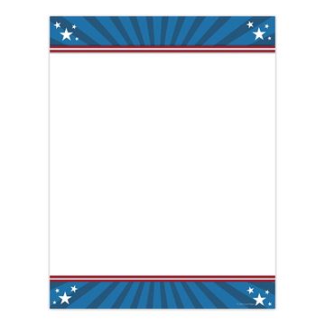 Great Papers! Stars And Stripes Letterhead , 8.5" x 11", 80 count (2020108)