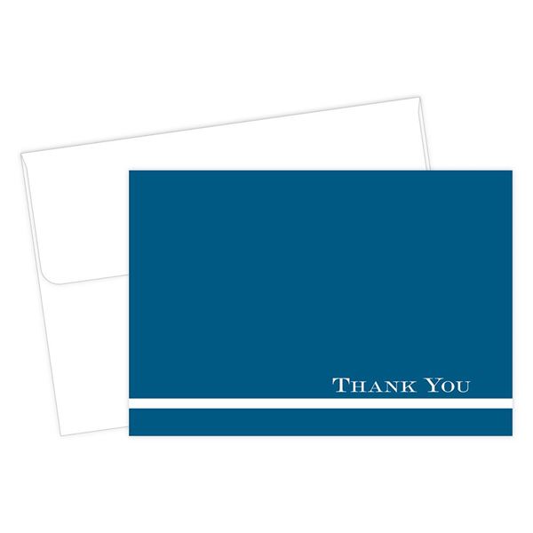 Great Papers! Midnight Blue Thank You Cards with Envelopes, Perfect for Weddings, Baby Showers and Graduations, 24 Count (10646)