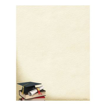 Great Papers! Grad Corner Letterhead, 80 count, 8.5" x 11" (2015117)