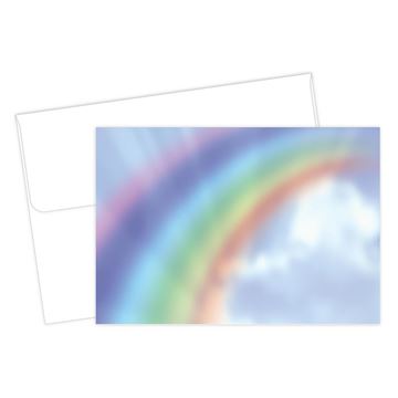 Great Papers! Rainbow Thank You Note Card and Envelope, 4.875" x 3.375", 20 count (2017048)