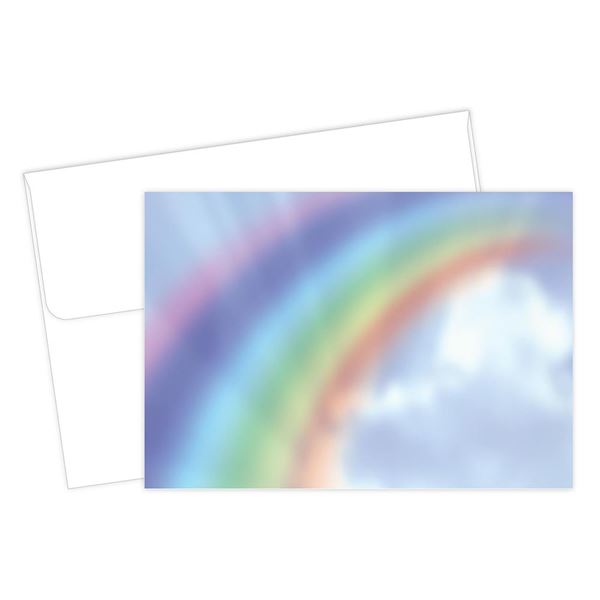 Great Papers! Rainbow Thank You Note Card and Envelope, 4.875" x 3.375", 20 count (2017048)