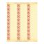 Great Papers! Poinsettia Foil 30-Up Address Labels, 8.5" x 11" Sheet/1" x 2.625" Label, 4 Sheets/120 Labels (2019102)
