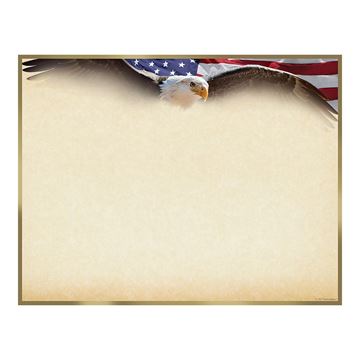 Great Papers! Flying Eagle Foil Certificate, 8.5" x 11", 15 count (2017042)