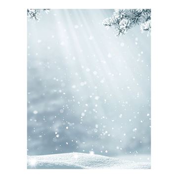 Great Papers! First Snowfall Holiday Letterhead, 8.5" x 11", 80 count (2020118)