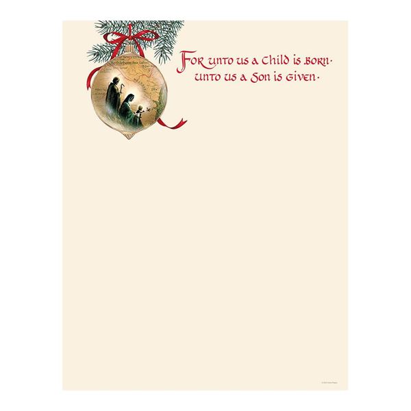 Great Papers! Holy Family Holiday Stationery Letterhead, 8.5" x 11", 80 sheets (2011873)