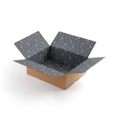 Great Papers! GiftIn Corrugated Shipping Box, Stars Design for Gifts, Birthdays, Holiday, and Care Packages (2025050)