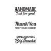 2000 Plus® 3-In-1 Makers Stamp Kit with Interchangeable Messages for Small Business, Crafts, Packaging & Thank You Branding (035814)