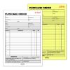 COSCO Business Forms 2-Part Carbonless Purchase Order, 5.5625" x 8.4375", 50 Sets/Book (074052)