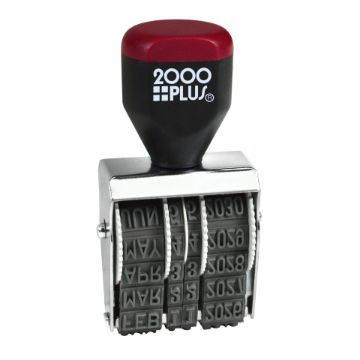 2000 Plus Four-Band Date Stamp, 1.38" x 0.19" Impression (012731)