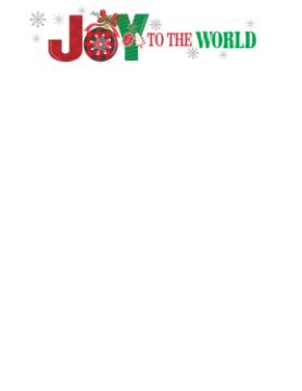Great Papers! Joy to the World Christmas Letterhead, 8.5" x 11", Printer Friendly Decorative Holiday Stationery for Letters, Invitations, Newsletters & Announcements, 80 Sheets (2026023)