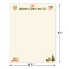 Great Papers! Retro Merry Christmas Letterhead, 8.5" x 11", Printer Friendly Vintage-Inspired Holiday Stationery for Letters, Invitations, Newsletters & Announcements, 80 Sheets (2026024)