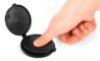 2000 Plus Fingerprint Ink Pad, 2" Diameter, Black Ink, Clean Non-Staining Ink for Fingerprints, Made in USA (098540)