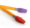Cosco Eraser Variety Pack, Large Erasers and Pencil Top Erasers, Latex-Free, Smudge-Free for School, Office & Home, 15 Pack (098608)